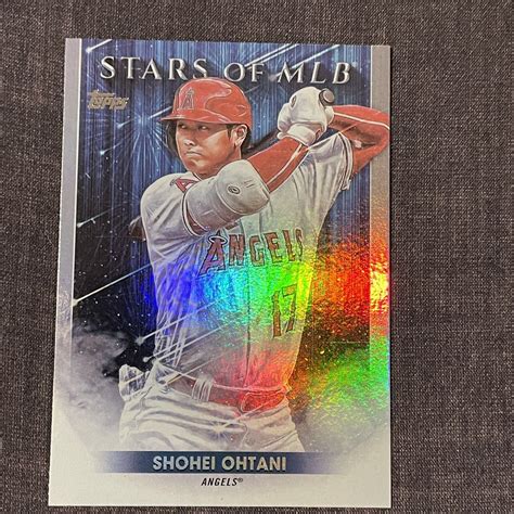 2022 Topps Series 1 Stars Of MLB Chrome SMLBC 24 Shohei Ohtani EBay