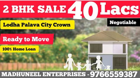 Lodha Crown Taloja Bhk Ready To Move Flat Dombivli For Sale Lacs