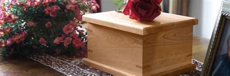 wood urn sizing  dimensions maple nail cremation urns