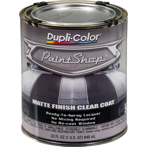 Dupli Color Paint Shop Finishing System Matte Finish Clear Coat BSP307