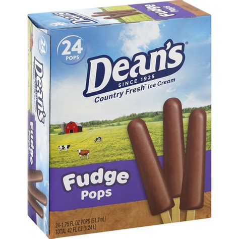 Deans Country Fresh Ice Cream Pops Fudge Frozen Foods Sinclair Foods