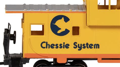 Wide Vision Caboose Chessie Yellow