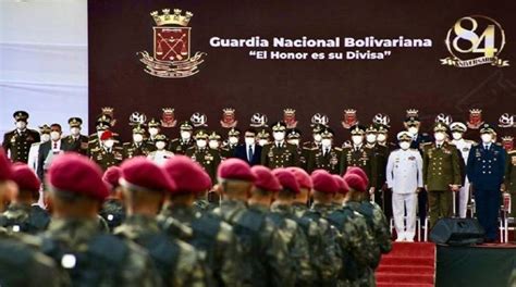 La Guardia Nacional Bolivariana Celebró Su Aniversario Con Honor Patrio