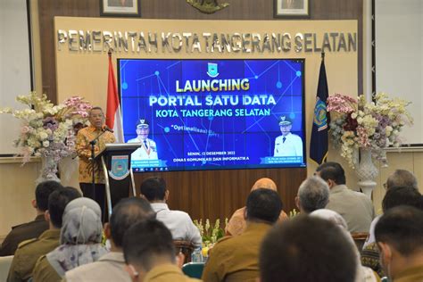 MCMNEWS ID Pemkot Tangsel Luncurkan Portal Satu Data