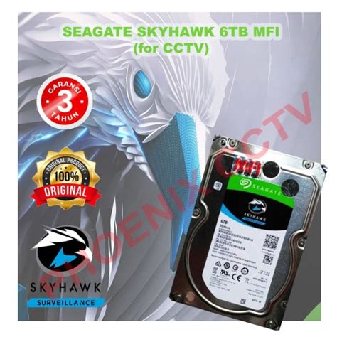 Jual HARD DISK SEAGATE SKYHAWK MFI 6 TB HDD SKYHAWK 6 TB MFI