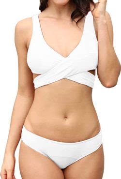 Women S Push Up Bikini Set Wrap Bandage Bathing Suit Two Piece WF