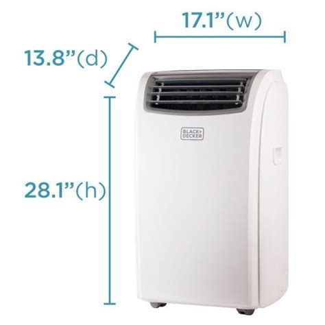 Black And Decker Portable Air Conditioner Bpact Wt Btu Ice Cold