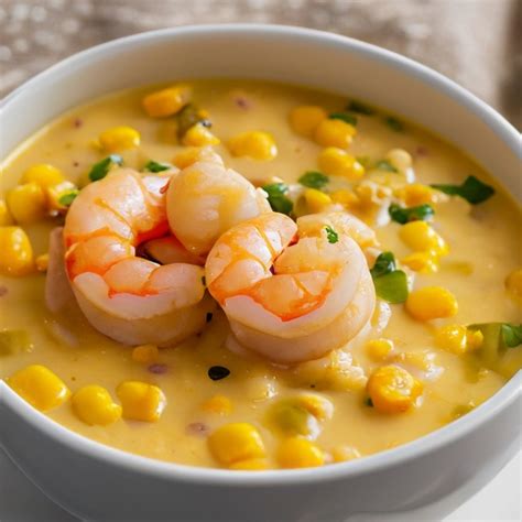 Shrimp Corn Chowder Recipe Luscious Feast Soup Chick