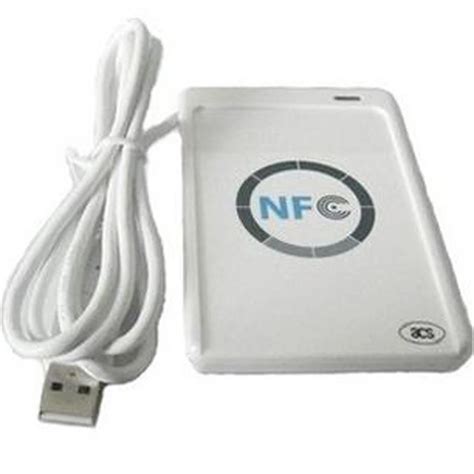 Leitor de cartão inteligente usb acr122u nfc rfid gravador 1