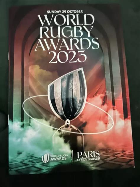 WORLD RUGBY AWARDS 2023 official World Cup programme, Paris £13.00 ...