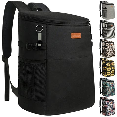 Camping Cooler Backpack - 30 Can Insulated Leak Proof Soft Cooler Bag - Waterproof Travel Lunch ...