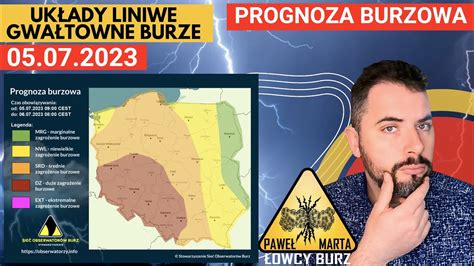 Bardzo silne burze i układ liniowy w środę Niebezpieczna sytuacja