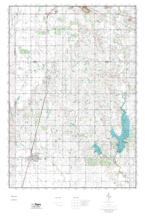 Mytopo Manitou Oklahoma Usgs Quad Topo Map