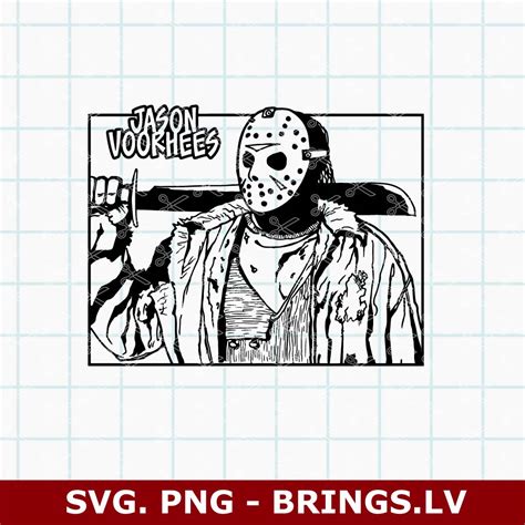 Jason Voorhees Svg Friday The 13th Svg Jason Voorhees Png