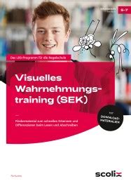 Visuelles Wahrnehmungstraining Sekundarstufe