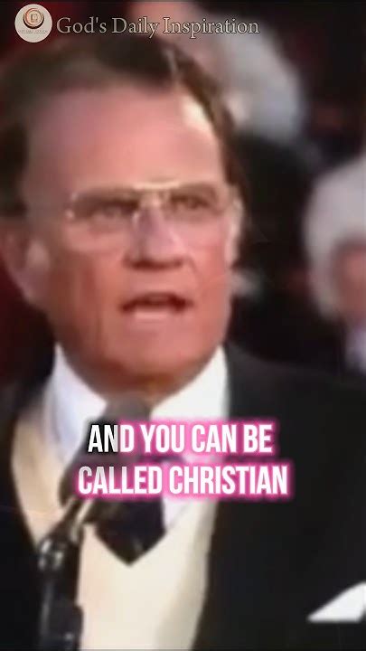 3 Signs That You Are A Real Christian Billy Graham Shorts Youtube