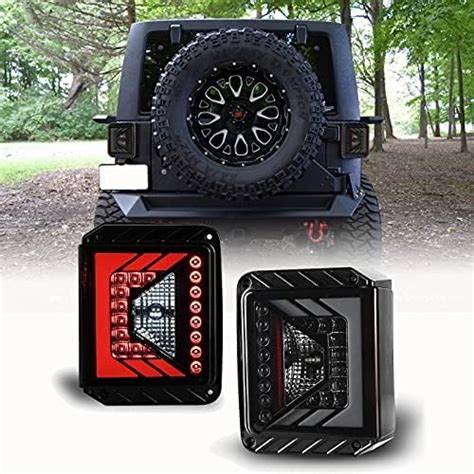 Wolfstorm Luz Trasera Led Para Jeep Wrangler Jk Jku