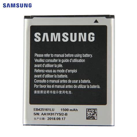 Samsung Original Battery Eb Lu For Samsung Gt S L S S