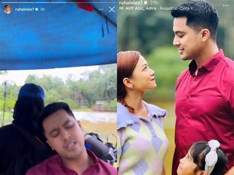 Ruhainies Selamba Kongsi Video Aliff Aziz Menyanyi Di IG Story