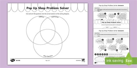 Venn Diagram Math Word Problems Worksheets Teacher Made Worksheets