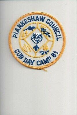 1981 Piankeshaw Council Cub Day Camp Patch EBay