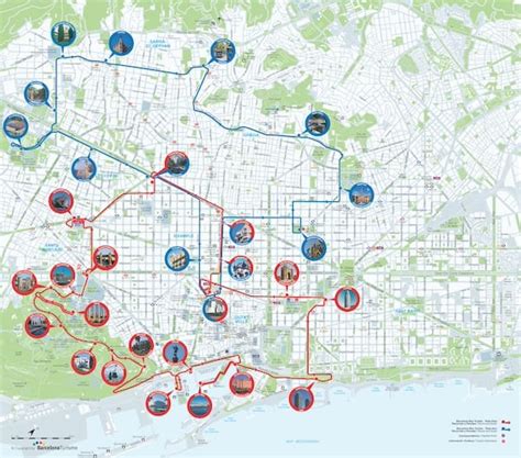 Mapas útiles Para Visitar Barcelona 2024