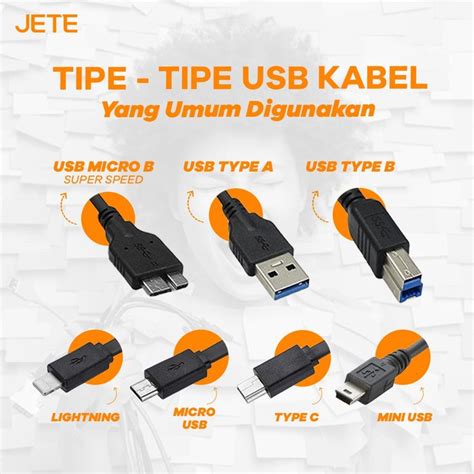 Jete Lovers Udah Pada Tau Gak Sih Tipe Tipe Usb Yang Umum Digunakan Ternyata Ada Banyak