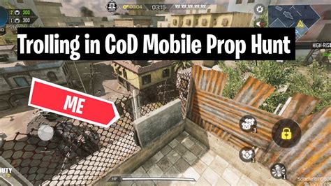 Trolling In Cod Mobile Prop Hunt Youtube