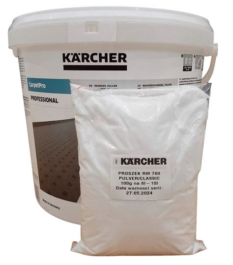 KARCHER RM760 Proszek do dywanów i tapicerki 1KG Sklep Opinie Cena