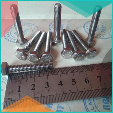 Jual Baut Stainless Hex Bolt Ukuran M X Atau Baut Panjang