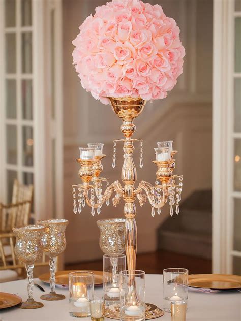 13 Glamorous Centerpieces With Serious Bling Elegant Wedding