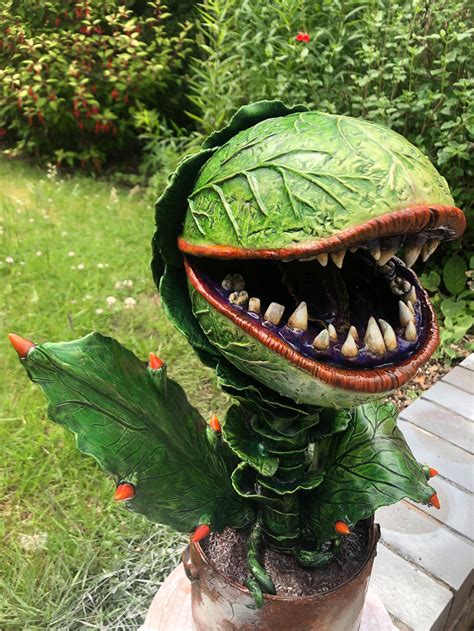 Little Shop Of Horrors Man Eating Plant 45cm Sculpture Movie Etsy