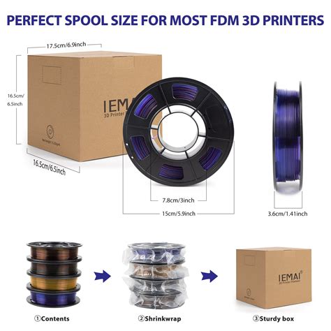 Snapklik Iemai Petg Filament Bundle High Speed Clear Petg