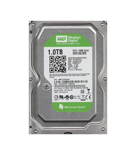 Wd Ezrx A Lb Western Digital Green Tb Rpm Sata Gb S Mb