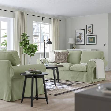 Ektorp Sofa Trosed Hakebo Sivozelena Ikea