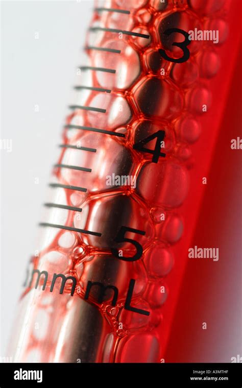 Syringe With Blood Stock Photo Alamy