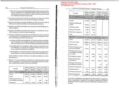 Analisis De Estados Contables Enrique Fowler Newton By Victor E