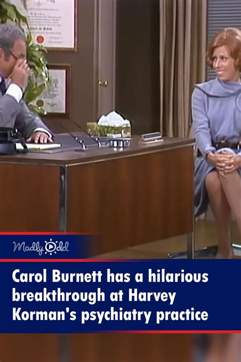 Harvey Korman And Carol Burnett Play A Psychiatrist And His Patient In