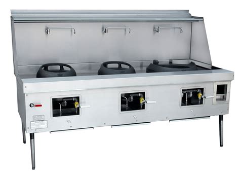 Custom EcoDeck Series Commercial Wok Range Waterless Town Food