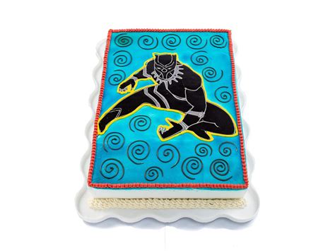 Pastel de Black Panther Pastelería Lecaroz