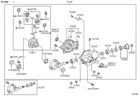 Differential Side Gear Thrust Washer 41361 30060 Autoparts Toyota