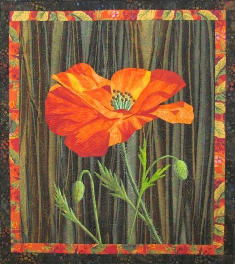 Cosmic Poppies Quilt Pattern