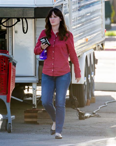 Zooey Deschanel - On the Set of New Girl in Los Angeles, 2/11/2016