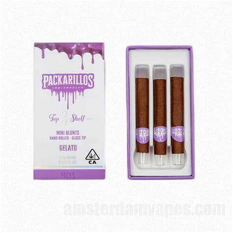 Packwoods Packarillos Infused Pre Rolls 2 25 Gram Gelato Packwoods