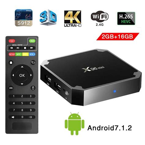 Rovtop X Mini Android Os K Smart Tv Box Set Top Box Gb Gb