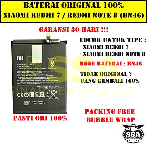 Jual Baterai Original Xiaomi Redmi Note Redmi Bn Bn Ori