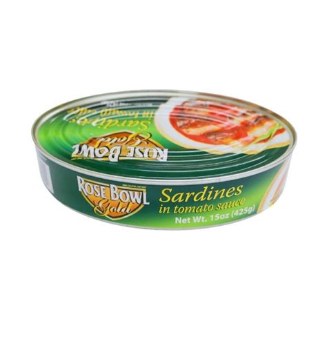 Rose Bowl Gold Sardines In Tomato Sauce Oval 425g Lazada Ph