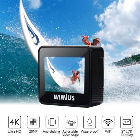 Buy Action Camera Wimius L Ultra Hd K Mp Wi Fi Online Lowest