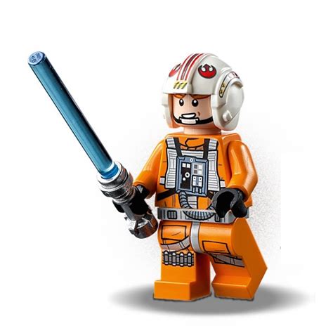 Original Lego Star Wars Luke Skywalker Pilot 75301 75313 Minifigure