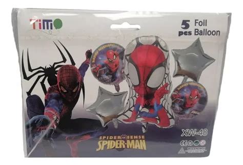 Kit De Globos Spiderman Fiesta De Cumplea Os Hombre Ara A Cuotas Sin